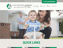 Tablet Screenshot of lakemortgage.com